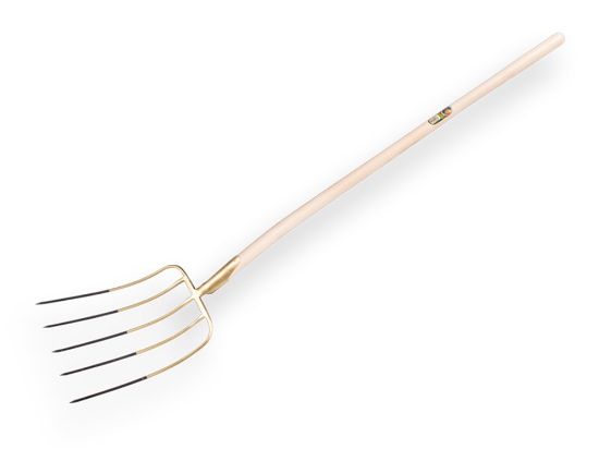 Afbeeldingen van OFFNER Bladvork 5-tands 45CM met batsesteel 130CM