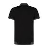 Afbeeldingen van IMAGE Poloshirt bicolour Semi SlimFit Parker 11011 grijs/zwart M
