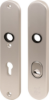 Afbeeldingen van OXLOC Veiligheidslangschild krukgat + kerntrekbeveiliging ovaal aluminium PC72 55MM