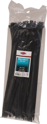 Afbeeldingen van KELFORT Bundelbandjes nylon zwart 360X7,6MM