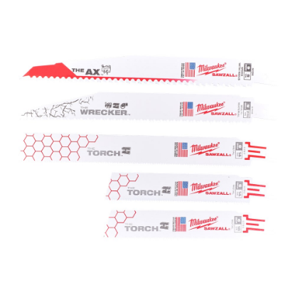 Afbeeldingen van MILWAUKEE Reciprozaagbladenset 5x
