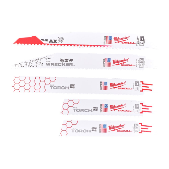 Afbeeldingen van MILWAUKEE Reciprozaagbladenset 5x