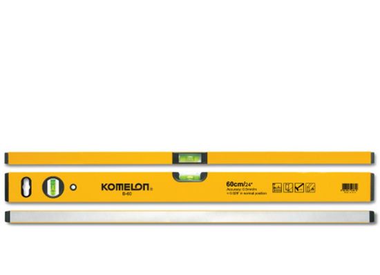 Afbeeldingen van KOMELON Waterpas 150CM geel aluminium profiel 1H1V zonder stelvoetjes
