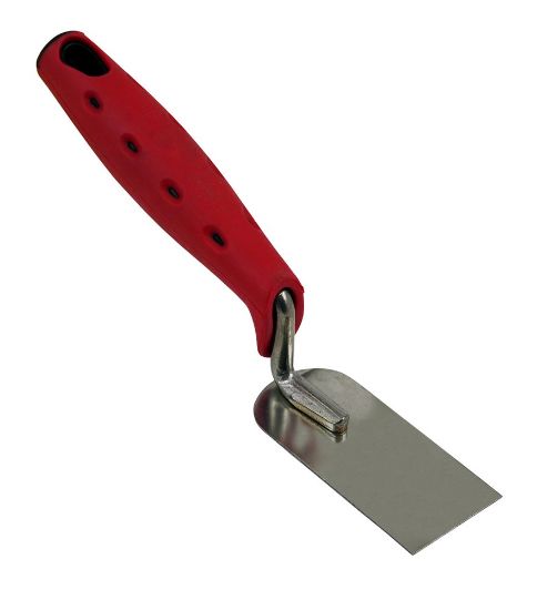Afbeeldingen van MELKMEISJE Stukadoorsbandtroffel RVS 2K-softgrip 40MM