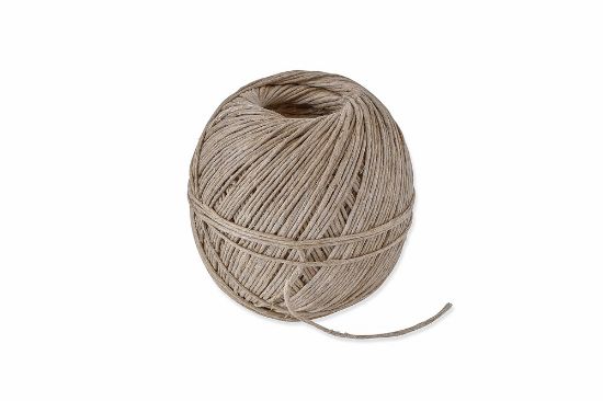 Afbeeldingen van Bindtouw hennep 2/6 100g 100M