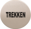 Afbeeldingen van OXLOC Symboolplaat RVS trekken 75MM