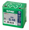 Afbeeldingen van SPAX Universele schroef verzonkenkop WIROX voldraad PZ1 3X16MM