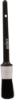 Afbeeldingen van KELFORT Kwast rond zwart haar MT14 23MM wegwerp