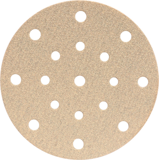 Afbeeldingen van KELFORT Klitschuurschijf wit 17-gat 150MM K60 10x