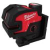 Afbeeldingen van MILWAUKEE Accu groene kruislijnlaser/loodlaser M12CLLP4-301C 4 punten
