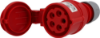 Afbeeldingen van KELFORT Contrastekker rood/grijs CEE 5P 400V 16Ah