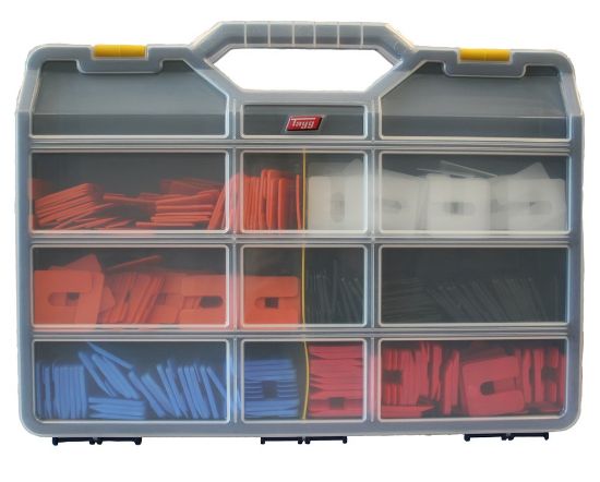 Afbeeldingen van GEBR. BODEGRAVEN Uitvulplaatjes assortimentskoffer KS 50X50MM