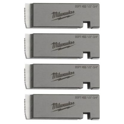 Afbeeldingen van MILWAUKEE Pijpdraadsnijder matrijs PTR2D ½"-¾" BSPT HSS