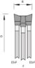 Afbeeldingen van STEHLE Groefzaagbladenset hout 250X5,0-13X30MM Z2X30 BG 3x (3)