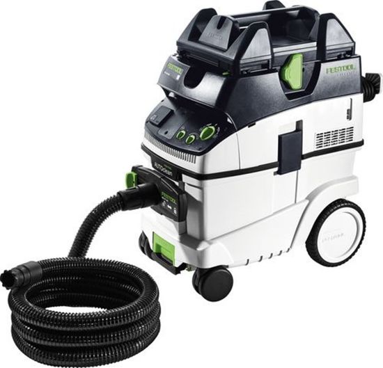 Afbeeldingen van FESTOOL Stofzuiger CLEANTEC CTL 36 E AC-PLANEX stofklasse L 36L inclusief Aflsuitschuif en gereedschapshouder 