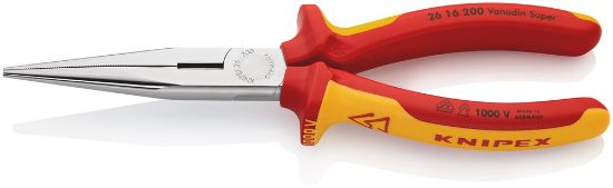 Afbeeldingen van KNIPEX Telefoontang zijsnijder 2616200 DIN5745 55°
