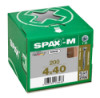 Afbeeldingen van SPAX MDF spaanplaatschroef verzonkenkop WIROX deeldraad T20 4X40MM