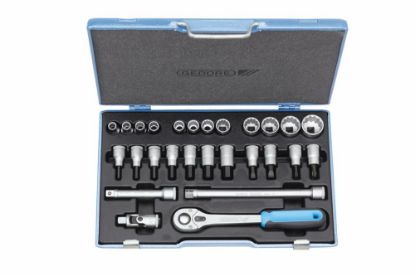 Afbeeldingen van GEDORE Dopsleutelset ½" D 19 IMU-10 10-30MM 27x