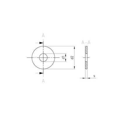 Afbeeldingen van Carrosseriering DIN9021 A4 M8