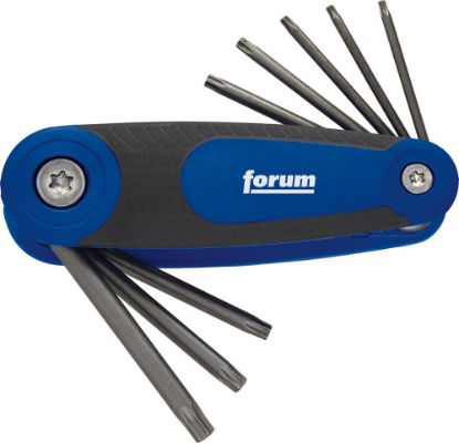 Afbeeldingen van FORUM Torxsleutelset uitklapbaar T9-T40 8x