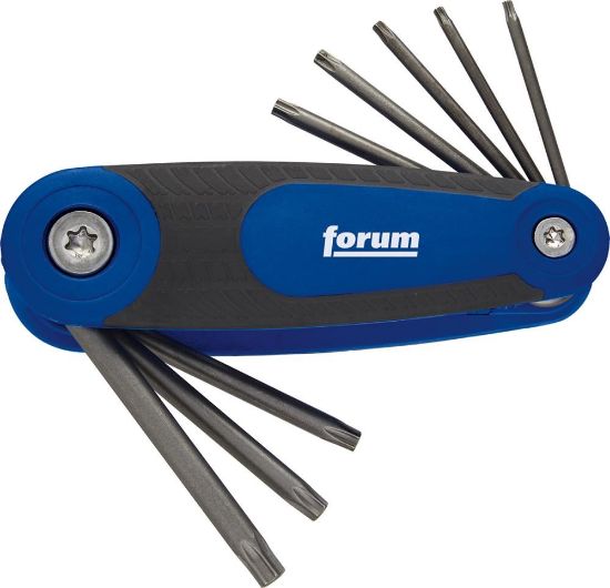Afbeeldingen van FORUM Torxsleutelset uitklapbaar T9-T40 8x