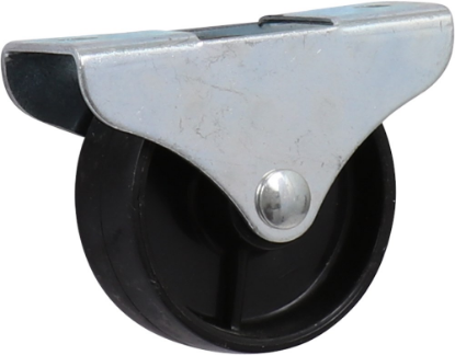 Afbeeldingen van KELFORT Bokwiel EV zwart kunststof 50MM met glijlager 60kg