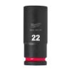 Afbeeldingen van MILWAUKEE Dop SHOCKWAVE ½" lang 22MM