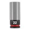 Afbeeldingen van MILWAUKEE Slagmoerdop ½" SHOCKWAVE met sleeve HEX 22MM