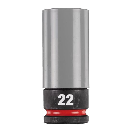 Afbeeldingen van MILWAUKEE Slagmoerdop ½" SHOCKWAVE met sleeve HEX 22MM