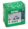 Afbeeldingen van SPAX Universele schroef verzonkenkop WIROX voldraad PZ1 3X16MM