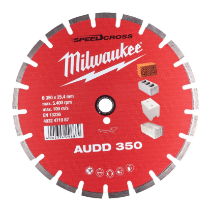 Afbeeldingen van MILWAUKEE Diamantzaagblad beton SpeedCross AUDD 350X25,4MM