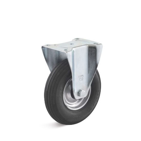 Afbeeldingen van TORWEGGE Bokwiel luchtband met plaat LRS1 200X50MM h=235MM 75kg