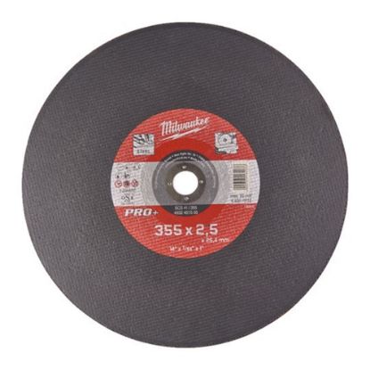 Afbeeldingen van MILWAUKEE Doorslijpschijf metaal SC41 355X2,5MM t.b.v. PRO+ afkortzaag