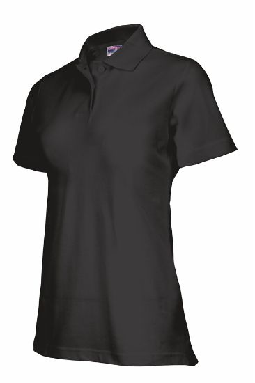 Afbeeldingen van TRICORP Poloshirt dames 201015 zwart XL