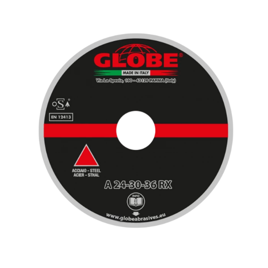 Afbeeldingen van GLOBE Afbraamschijf G0123 A24-30-36-R 125X6,5X22,2MM