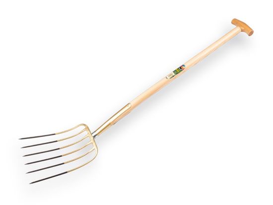 Afbeeldingen van OFFNER Mestvork 6-tands brons met T-steel 90CM