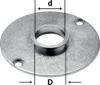 Afbeeldingen van FESTOOL Kopieerring KR D24/VS 600-SZ 20 24MM t.b.v. de sjablonen SZ 20 en SZO 20 van het VS 600 verbindingssysteem