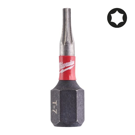Afbeeldingen van MILWAUKEE Schroefbit SHOCKWAVE TX7 25MM 2x