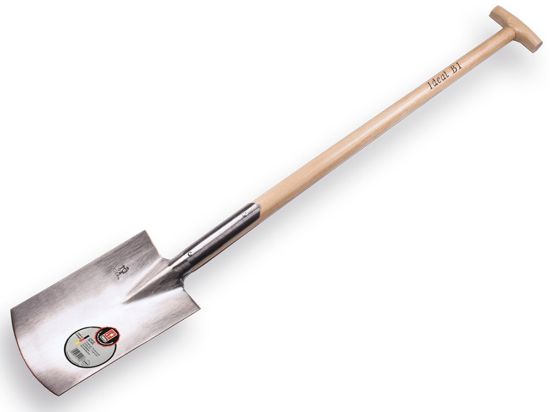 Afbeeldingen van IDEAL
IDEAL
 Spade type B1 nr.2 met T-steel gepolijst blad 18X29CM 