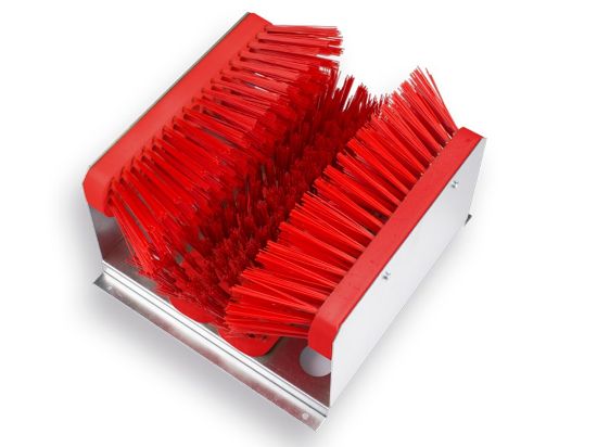 Afbeeldingen van SOLIDE Voetenveger gegalvaniseerd met 4 borstels 