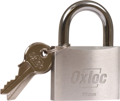 Afbeeldingen van OXLOC Cilinderhangslot TITALIUM 50MM ALU50 VS