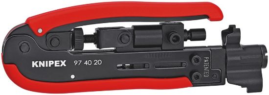 Afbeeldingen van KNIPEX Compressiegereedschap F-, BNC-, RCS-stekkers