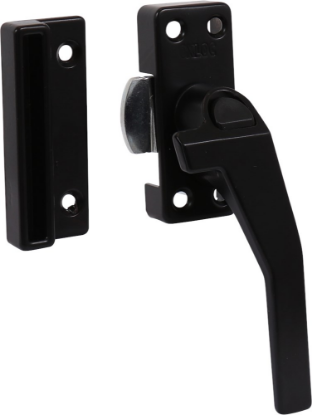 Afbeeldingen van OXLOC Raamsluiting drukknop aluminium zwart rechts