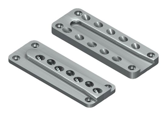 Afbeeldingen van GEBR. BODEGRAVEN Blinde houtverbinding ALU 110X40X12MM 71X171MM