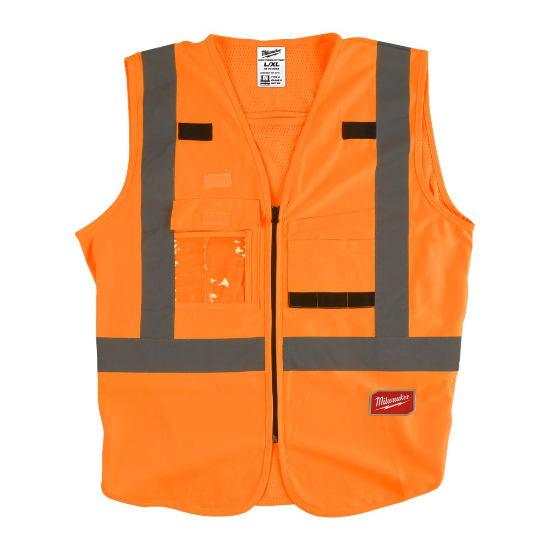 Afbeeldingen van MILWAUKEE Veiligheidshesje klasse 2 Hi-Vis oranje L/XL