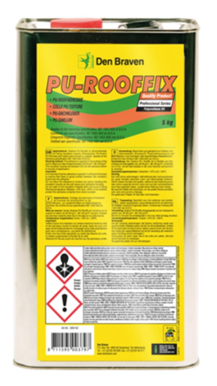 Afbeeldingen van ZWALUW Daklijm PU-Rooffix geel/bruin 5kg