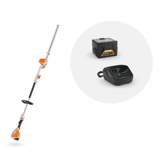 Afbeeldingen van STIHL Accu heggenschaar HL56 115° 45CM AK20 accu & AL101 lader
