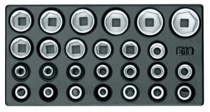 Afbeeldingen van GEDORE Dopsleutelset ½" 1500 ES-19 IS 26x