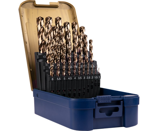Afbeeldingen van ROTEC Metaalborenset 110 DIN338 HD-S 25-delig 1-13MM ABS