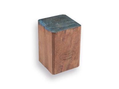 Afbeeldingen van Houten blok voor stalen bandenstamper